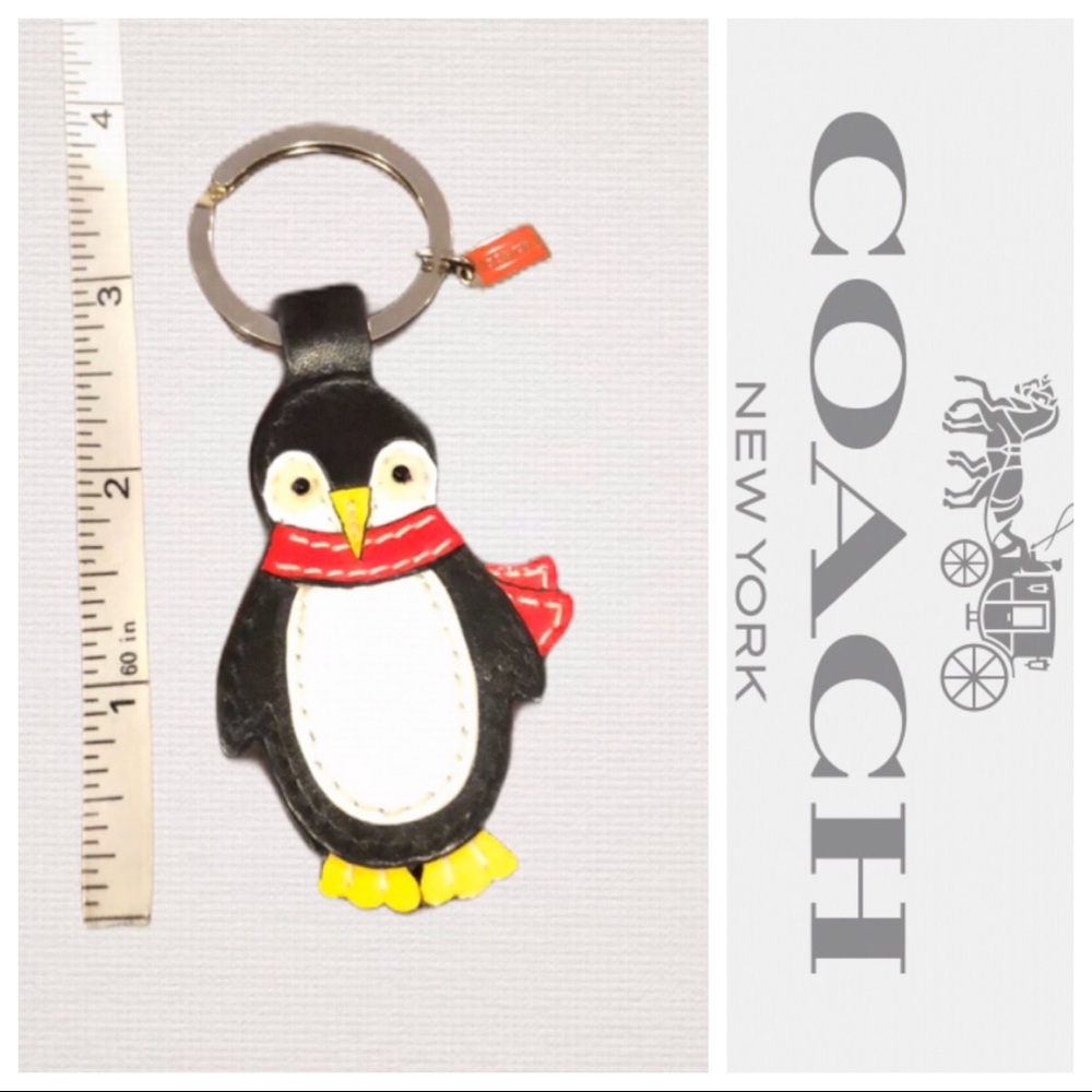 Coach penguin keyfob